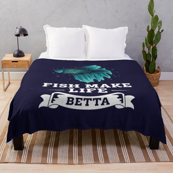 Item preview, Fish Make Life Betta - Funny Fish Lover designed and sold by Zyphrost ★★★★★ (✔).