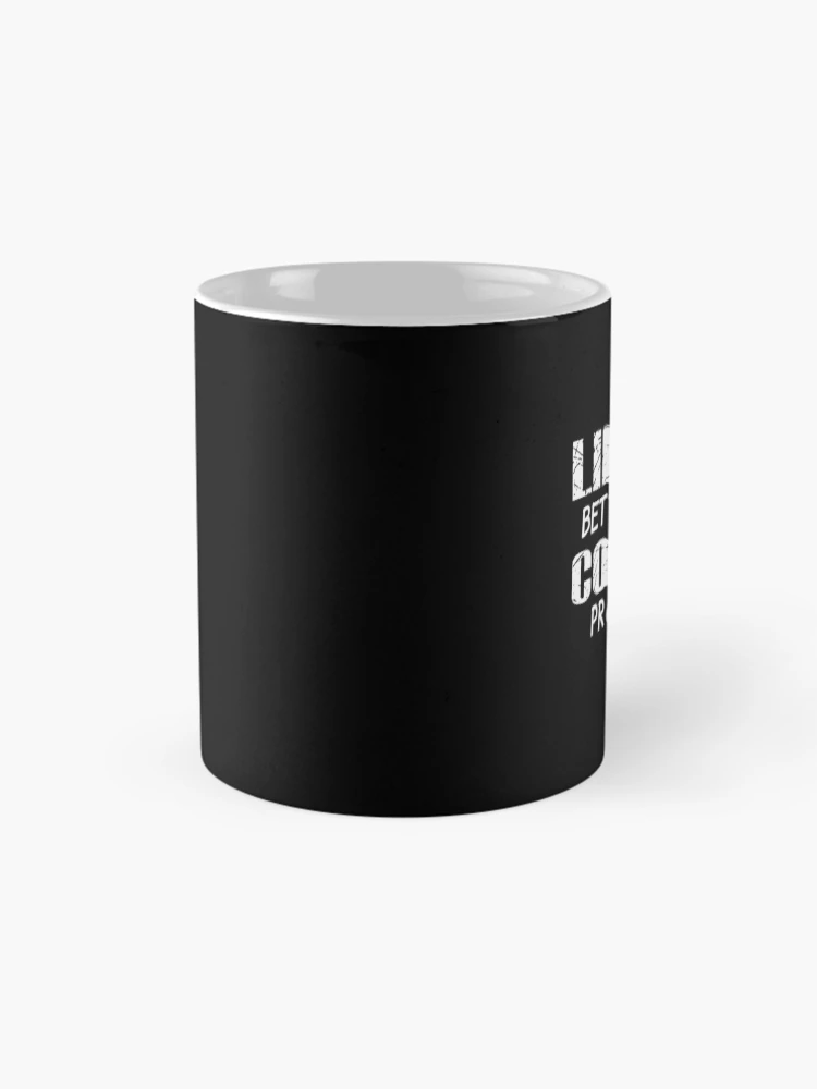 Thumbnail 4 of 6, Coffee Mug, Funny Works Coding Project Saying Programmer Code Coder designed and sold by CHTankdesign.