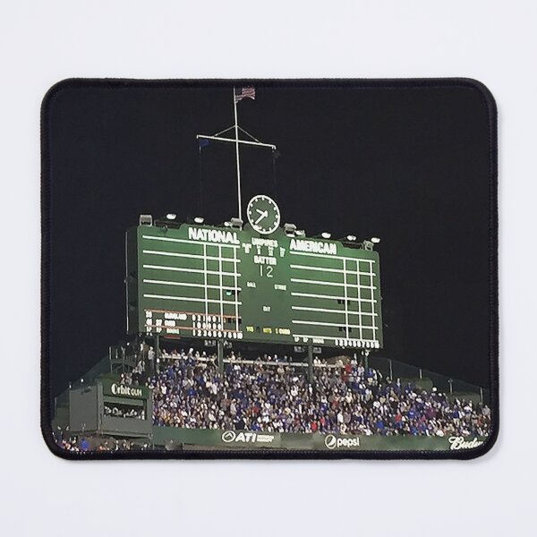 Item preview, Wrigley Field Outfield Scoreboard, Bleacher Bums, centerfield Weigley, Chicago baseball stadium, old ballparks,  designed and sold by Nostrathomas66.