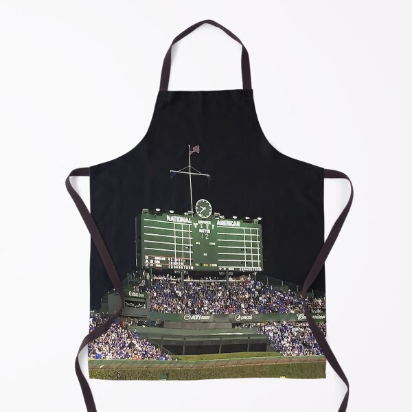 Item preview, Wrigley Field Outfield Scoreboard, Bleacher Bums, centerfield Weigley, Chicago baseball stadium, old ballparks, designed and sold by Nostrathomas66.