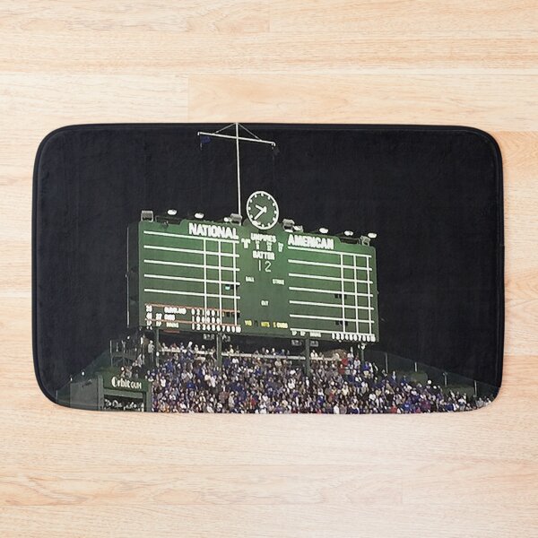 Item preview, Wrigley Field Outfield Scoreboard, Bleacher Bums, centerfield Weigley, Chicago baseball stadium, old ballparks,  designed and sold by Nostrathomas66.