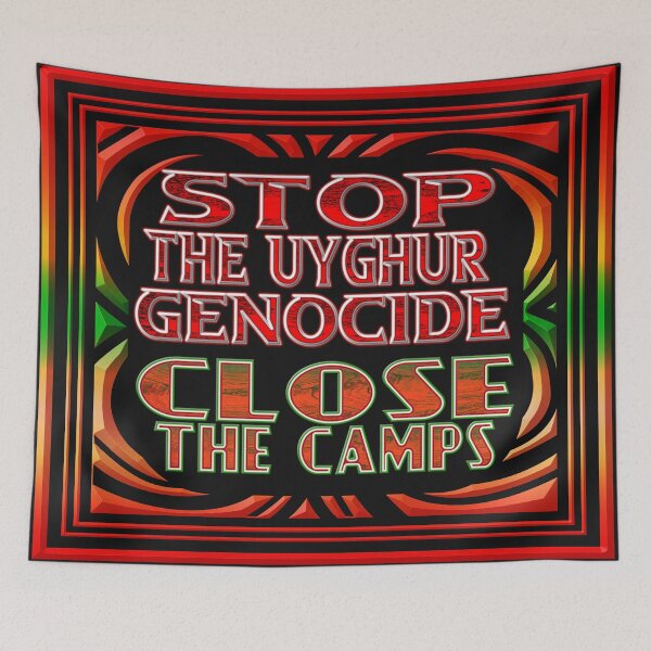 Item preview, CLOSE THE CAMPS - STOP THE UYGHUR GENOCIDE. designed and sold by Ralek.