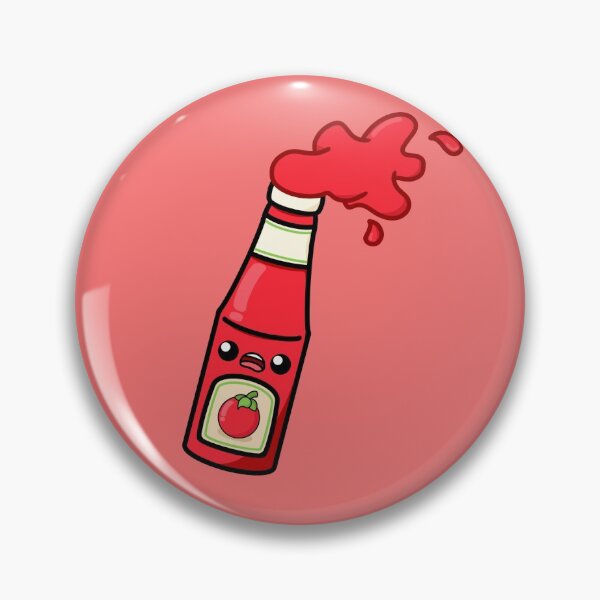 Item preview, Cute Cartoon Tomato Ketchup || Tomato Sauce || Kawaii designed and sold by cookingwithten.