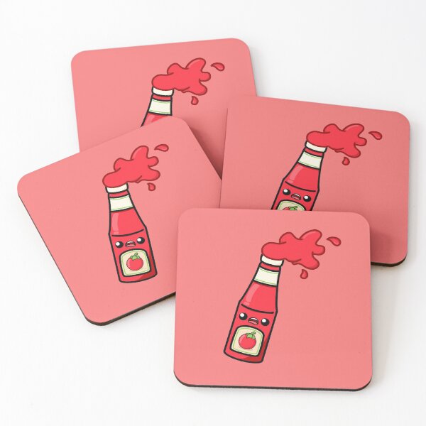 Item preview, Cute Cartoon Tomato Ketchup || Tomato Sauce || Kawaii designed and sold by cookingwithten.