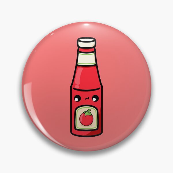 Item preview, Cute Cartoon Tomato Ketchup || Tomato Sauce || Kawaii designed and sold by cookingwithten.