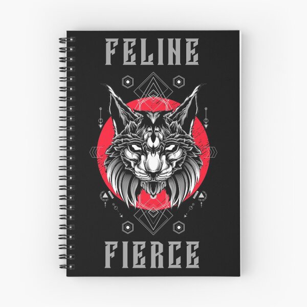 Item preview, Feline Fierce Graphic - Feeling Fierce - Girl Power - Cat Lover designed and sold by WonderWear.