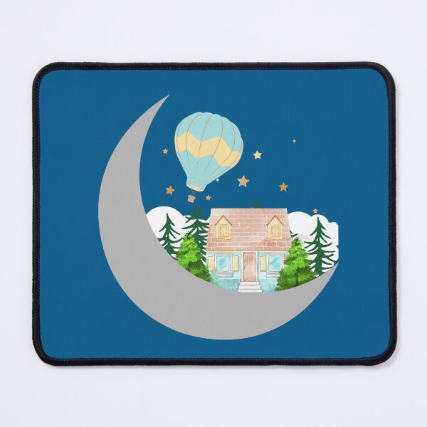 Item preview, Cabin in the woods on the moon - Fantasy designed and sold by LukjanovArt.