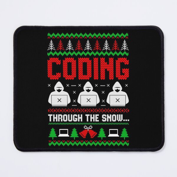 Item preview, Funny Works Coding Through The Snow Coder Programmers Ugly Christmas designed and sold by UTVankdesign.