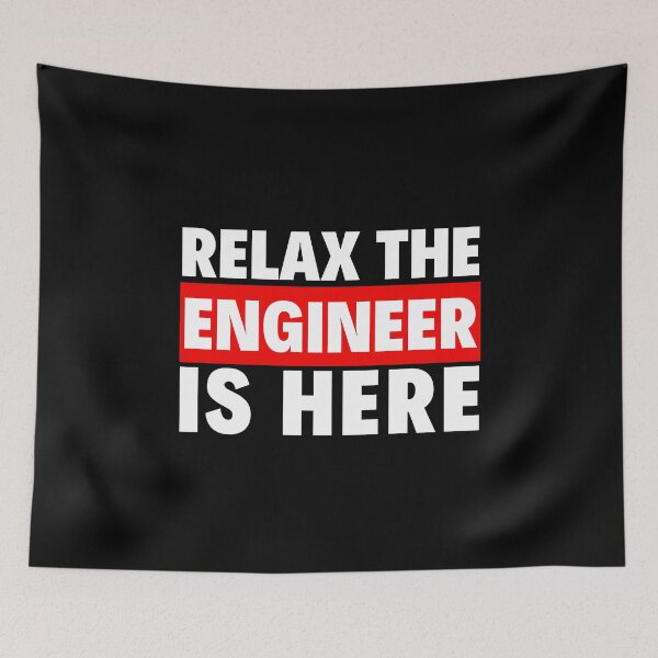 Item preview, relax the engineer is here designed and sold by T-shirtgallery.