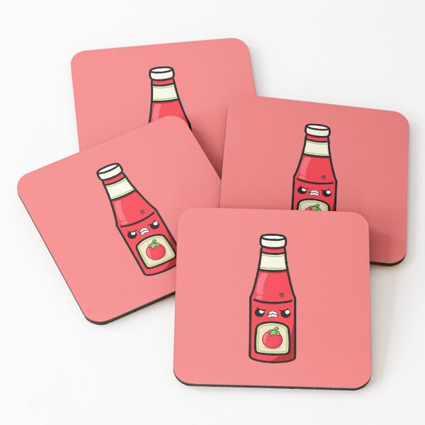 Item preview, Cute Cartoon Tomato Ketchup || Tomato Sauce || Kawaii designed and sold by cookingwithten.