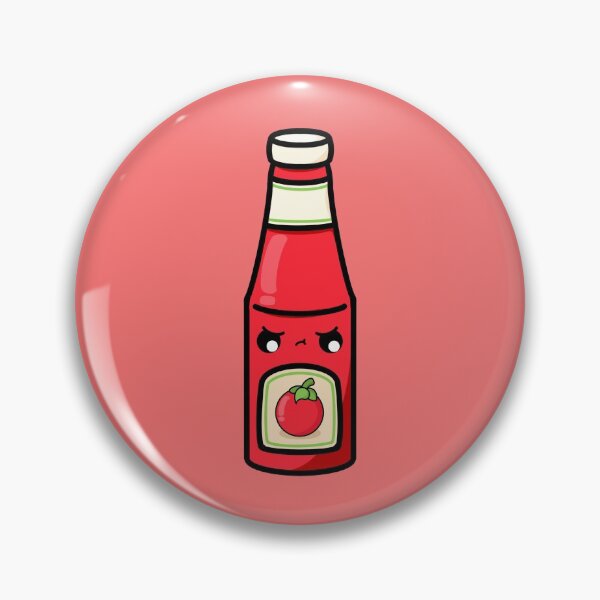 Item preview, Cute Cartoon Tomato Ketchup || Tomato Sauce || Kawaii designed and sold by cookingwithten.