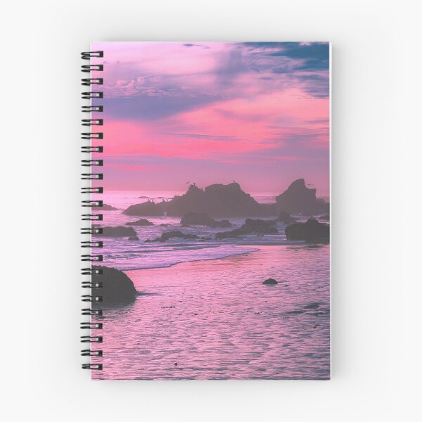 Item preview, Rocky Beach Pink Sunset, Pink Paradise designed and sold by WanderTravels.