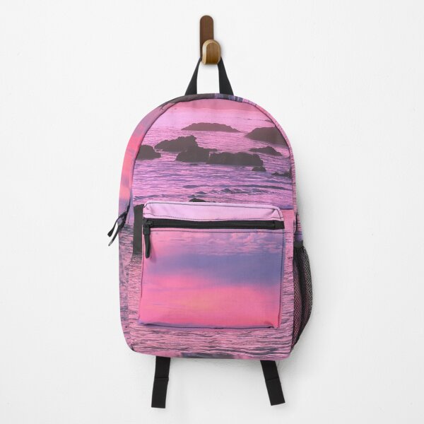 Item preview, Rocky Beach Pink Sunset, Pink Paradise designed and sold by WanderTravels.