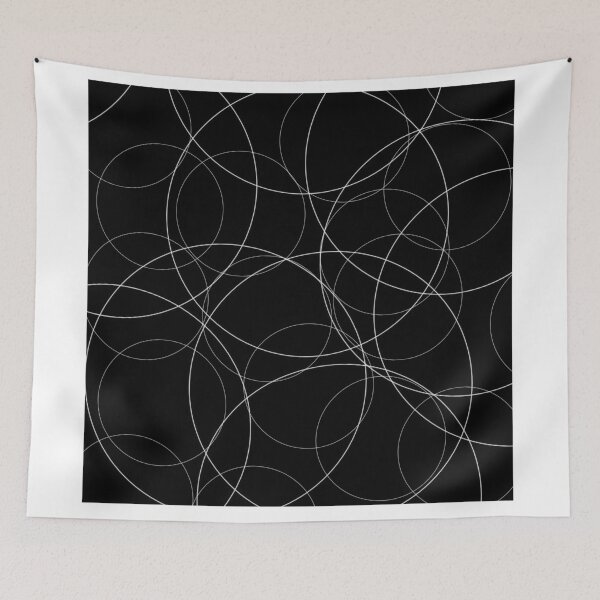 Item preview, Black and white circles pattern designed and sold by Meo Design.