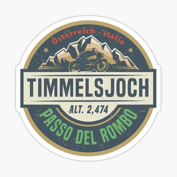 Timmelsjoch - Passo del Rombo Sticker