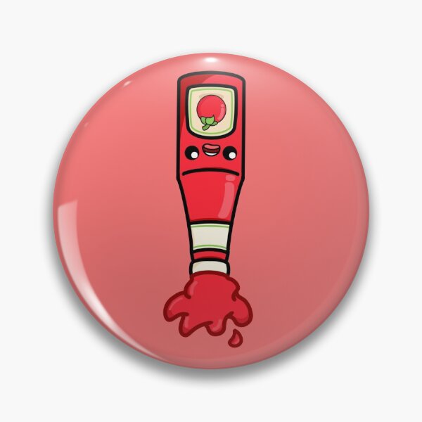 Item preview, Cute Cartoon Tomato Ketchup || Tomato Sauce || Kawaii designed and sold by cookingwithten.