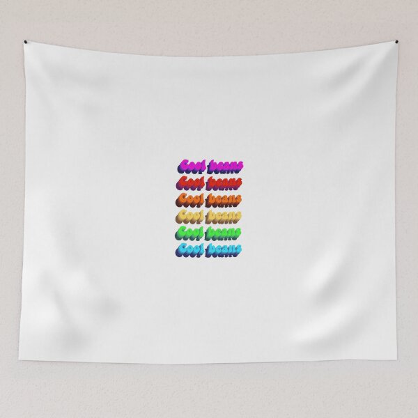 Item preview, Cool beans rainbow slogan  designed and sold by freya kelly.