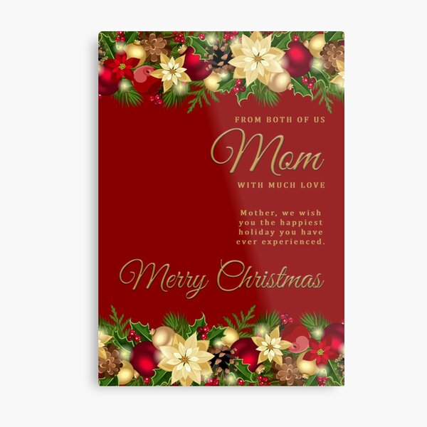 Christmas Card For Mom