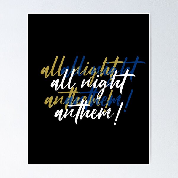 All Night Posters for Sale