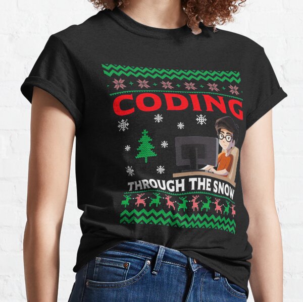 Item preview, Funny Works Coding Ugly Christmas Sweater For Coding Coder Programmer designed and sold by UTVankdesign.
