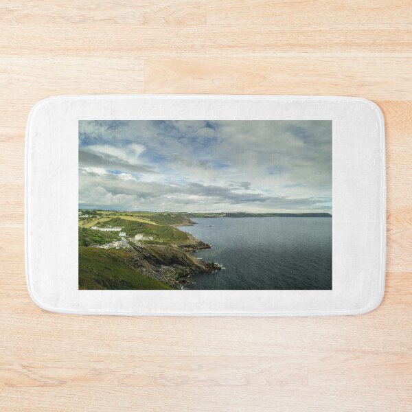 Item preview, View of the Cornish Coastline near the fishing village of Portloe designed and sold by MichaelBShannon.