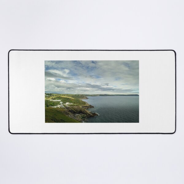 Item preview, View of the Cornish Coastline near the fishing village of Portloe designed and sold by MichaelBShannon.