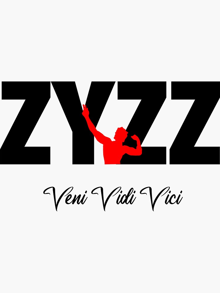 Zyzz Veni Vidi Vici Calli text' Sticker