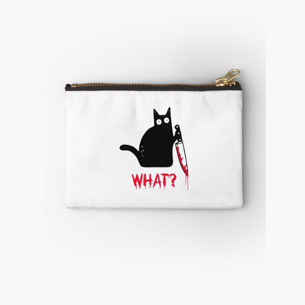Item preview, Murderous Black Cat With Knife What Cat! designed and sold by Luxerday.
