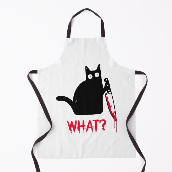 Item preview, Murderous Black Cat With Knife What Cat! designed and sold by Luxerday.