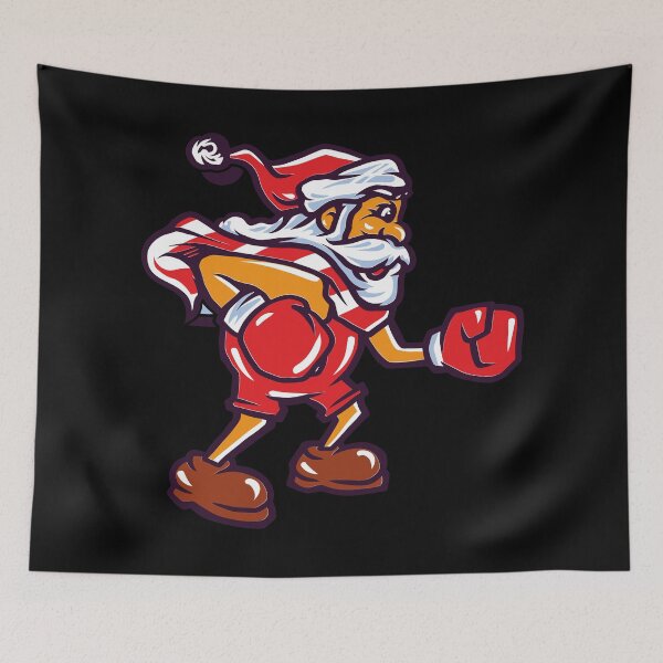 Item preview, Christmas Kickboxing Santa Claus Merry Kick-mas designed and sold by Pexilus.
