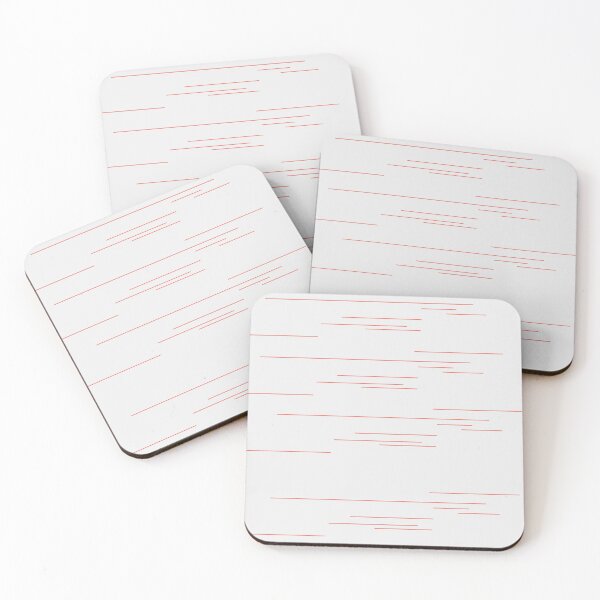 Item preview, Horizontal red lines on white background  designed and sold by Giree07.