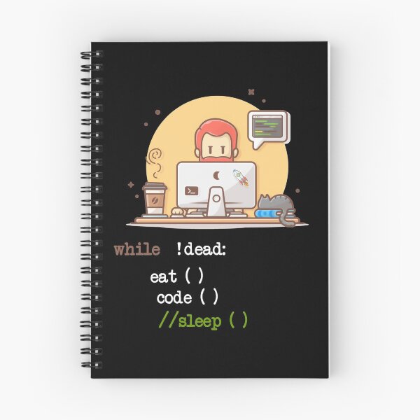 Item preview, Funny Works Coffee Cat IT Program Code Programmer Coder Computer Science designed and sold by UTVankdesign.