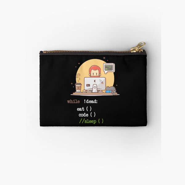 Item preview, Funny Works Coffee Cat IT Program Code Programmer Coder Computer Science designed and sold by UTVankdesign.