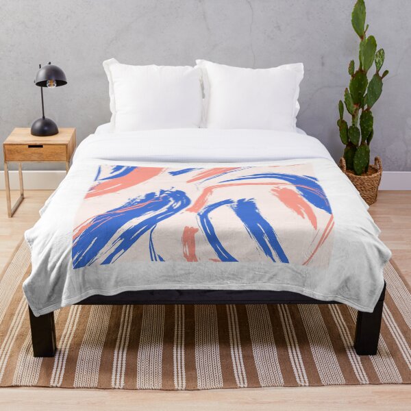 Item preview, Blue and pink abstract pattern designed and sold by Designsya.