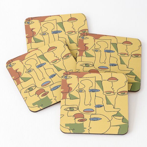 Item preview, Contemporary Abstract Cubism Minimal Art designed and sold by Mehwish.