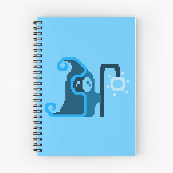 Item preview, Tiny Light Blue Pixel Wizard designed and sold by rin3d .