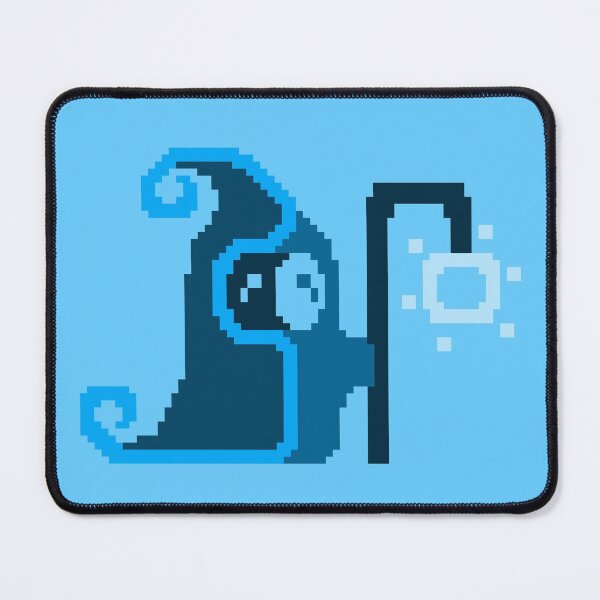 Item preview, Tiny Light Blue Pixel Wizard designed and sold by rin3d .