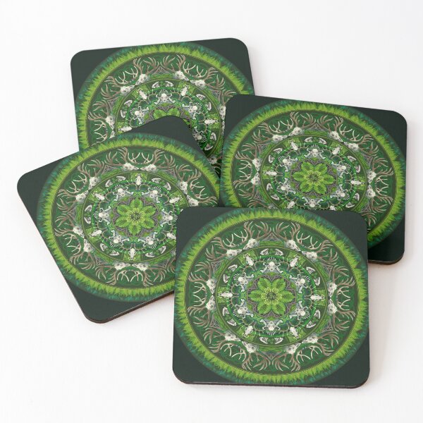 Item preview, Fern and Bone Mandala designed and sold by PaleoPanthera.