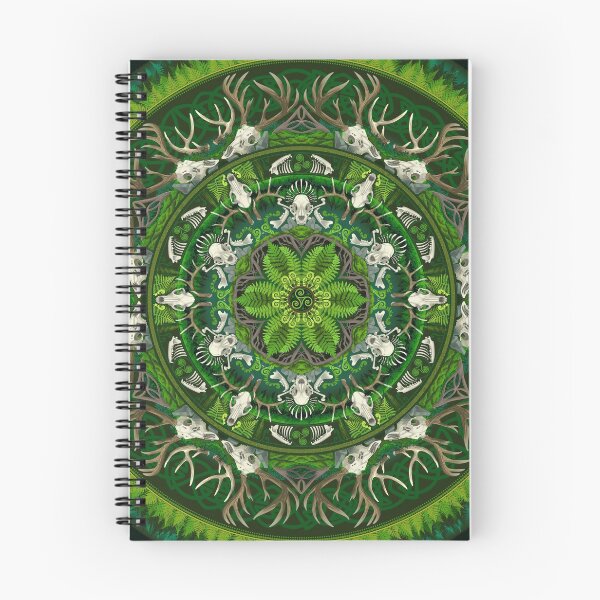 Item preview, Fern and Bone Mandala designed and sold by PaleoPanthera.