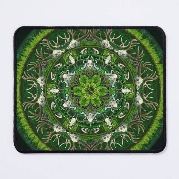 Item preview, Fern and Bone Mandala designed and sold by PaleoPanthera.