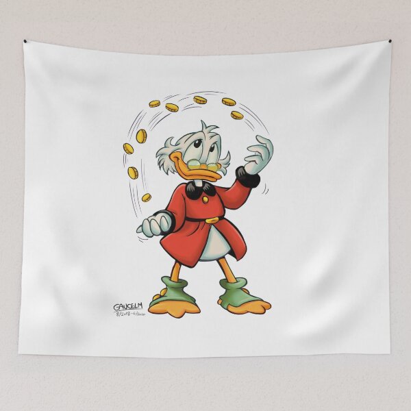 Item preview, uncle scrooge art money designed and sold by Slabtroff.