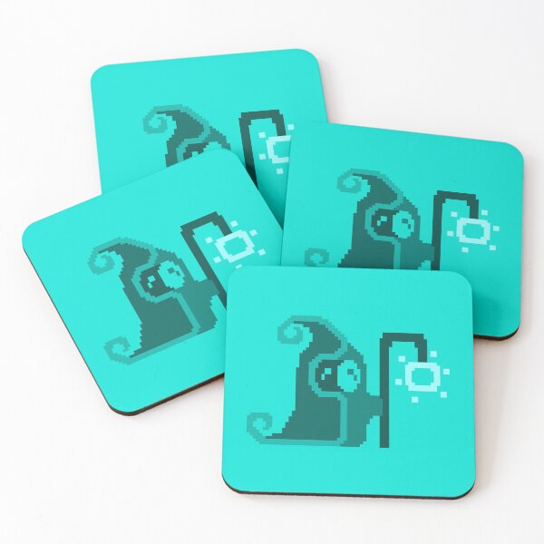 Item preview, Tiny Teal Pixel Wizard designed and sold by rin3d .