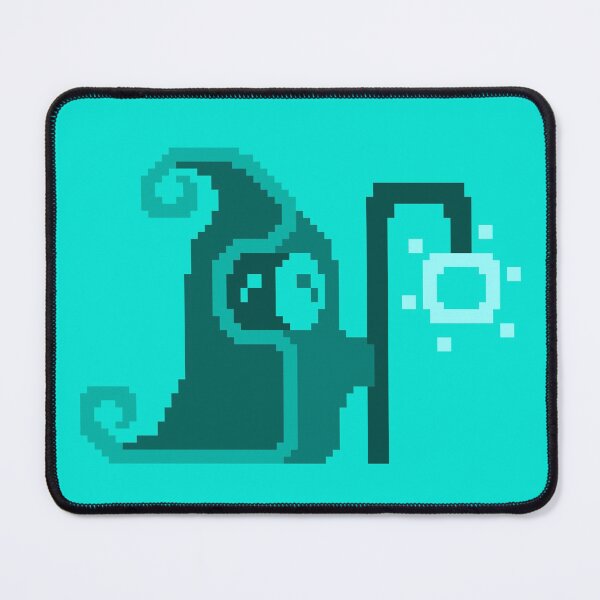 Item preview, Tiny Teal Pixel Wizard designed and sold by rin3d .