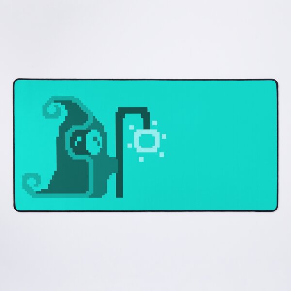 Item preview, Tiny Teal Pixel Wizard designed and sold by rin3d .