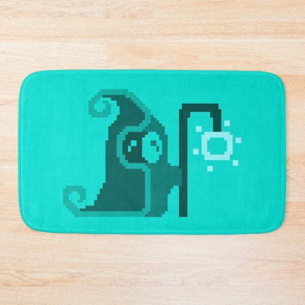 Item preview, Tiny Teal Pixel Wizard designed and sold by rin3d .
