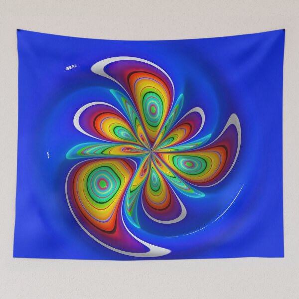 Item preview, Unique Fractal Flower Orb in Fun Colors designed and sold by Elisabeth Lucas.