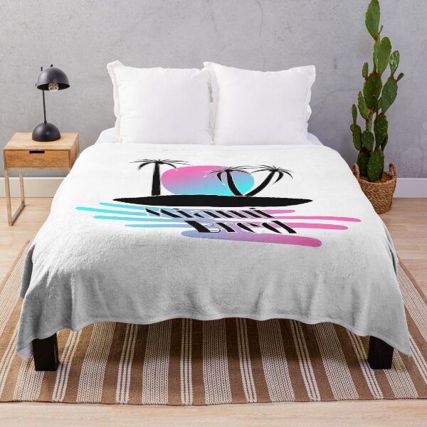 Item preview, Miami Bred (retro tropical island beach sunset) designed and sold by Yrwil.