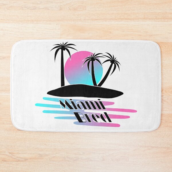 Item preview, Miami Bred (retro tropical island beach sunset) designed and sold by Yrwil.