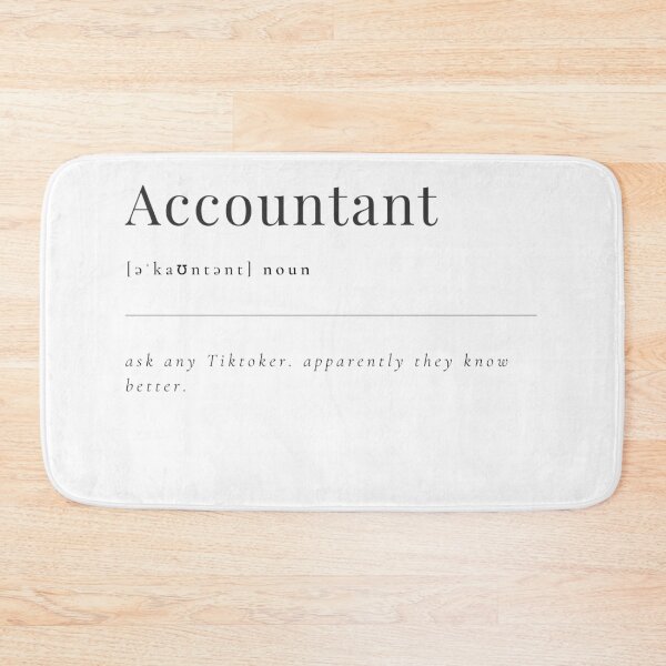 Item preview, Accountant - the TIKTOKER version designed and sold by rgsblo.