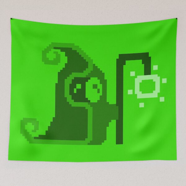 Item preview, Tiny Green Pixel Wizard designed and sold by rin3d .